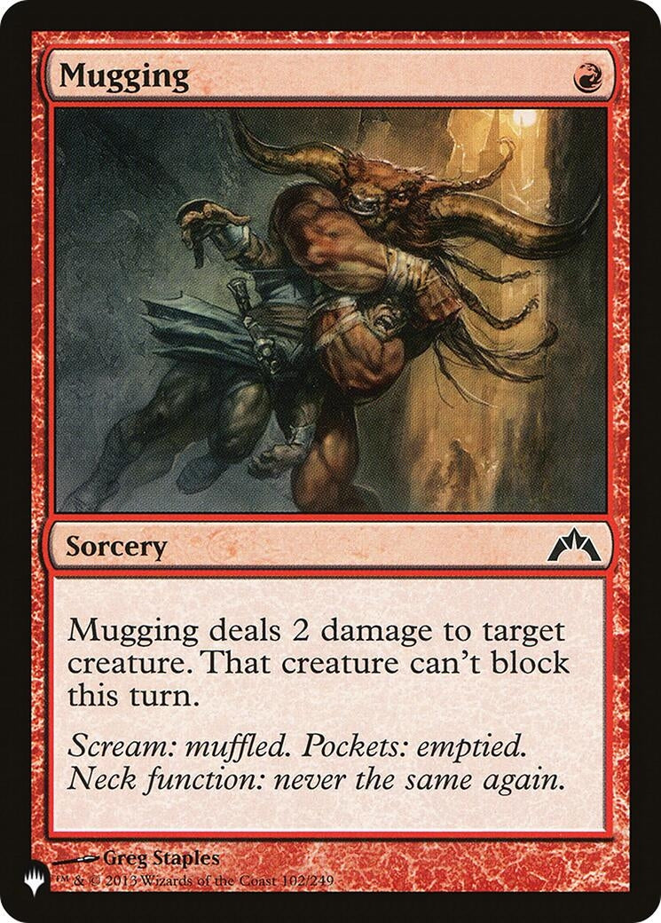 Image for Mugging (102) (The List Reprints) (LIST) - Magic: The Gathering