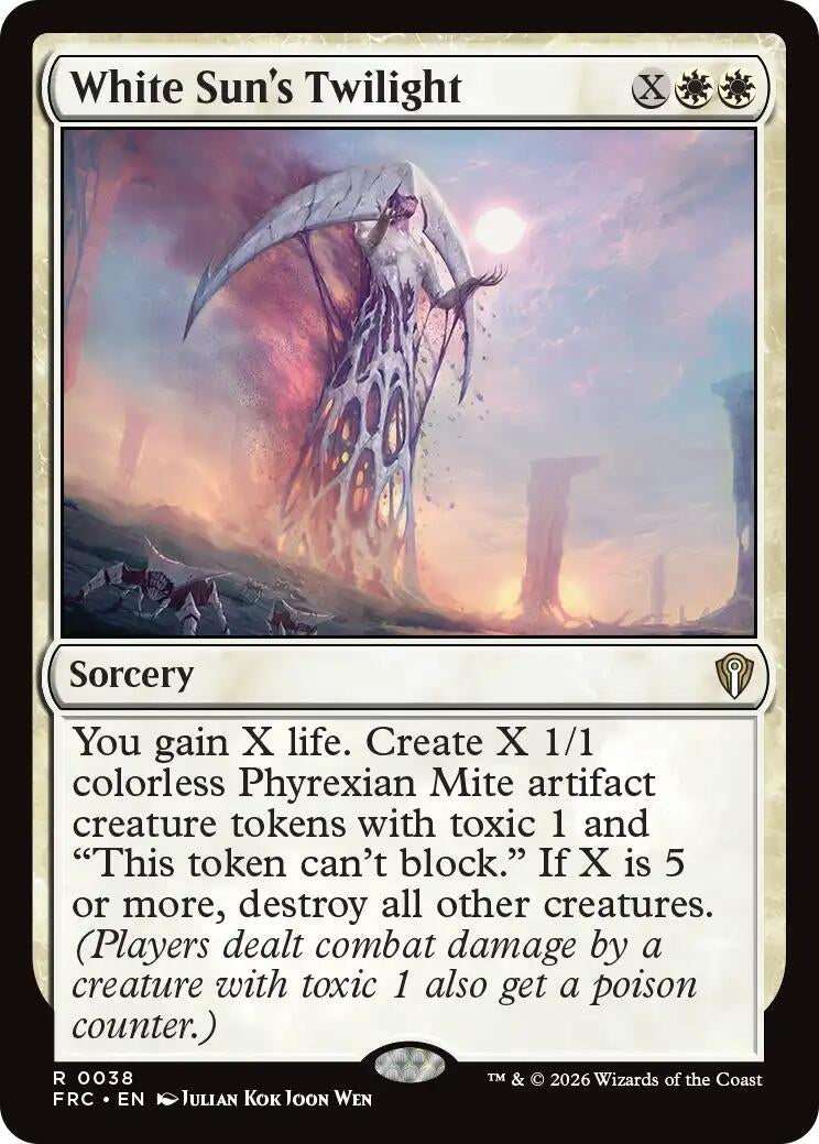 Image for White Sun's Twilight (38) (Commander: Reality Fracture) (FRC) - Magic: The Gathering