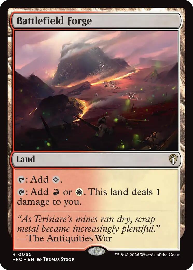 Image for Battlefield Forge (65) (Commander: Reality Fracture) (FRC) - Magic: The Gathering