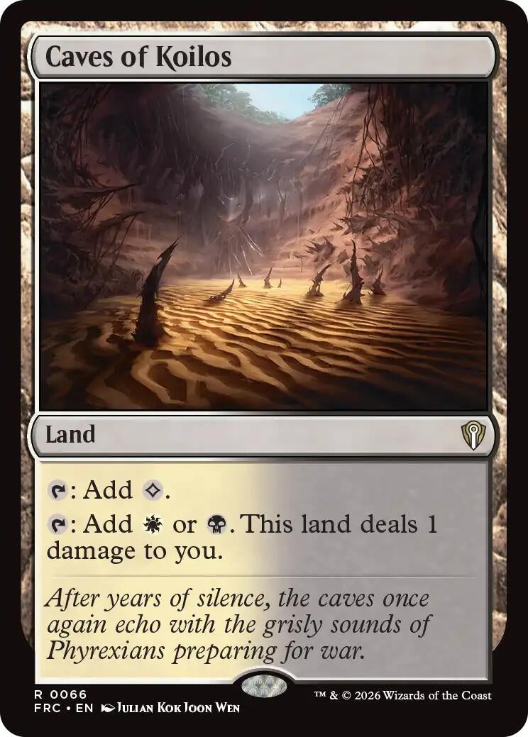Image for Caves of Koilos (66) (Commander: Reality Fracture) (FRC) - Magic: The Gathering