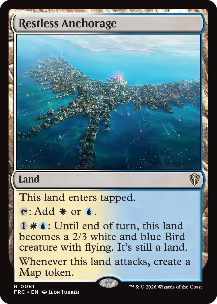 Image for Restless Anchorage (81) (Commander: Reality Fracture) (FRC) - Magic: The Gathering