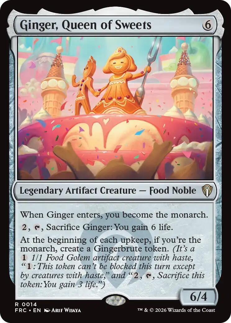Image for Ginger, Queen of Sweets (14) (Commander: Reality Fracture) (FRC) - Magic: The Gathering