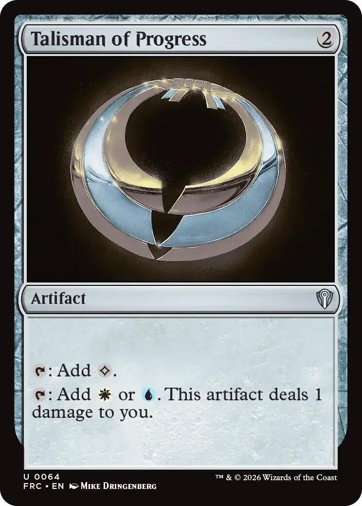 Image for Talisman of Progress (64) (Commander: Reality Fracture) (FRC) - Magic: The Gathering