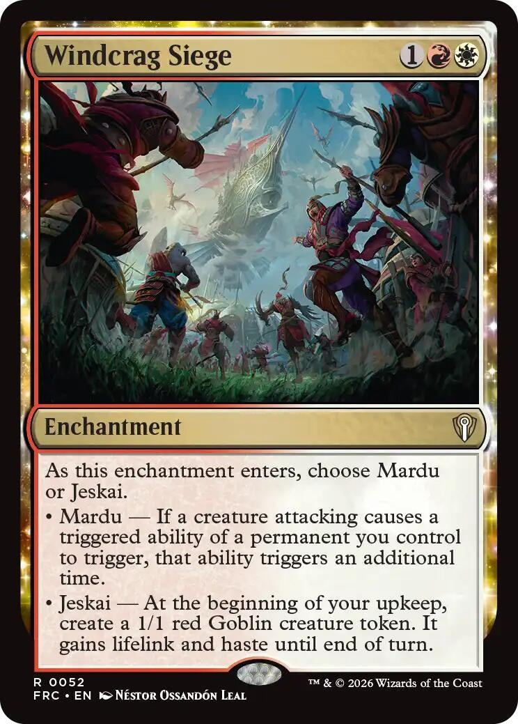 Image for Windcrag Siege (52) (Commander: Reality Fracture) (FRC) - Magic: The Gathering