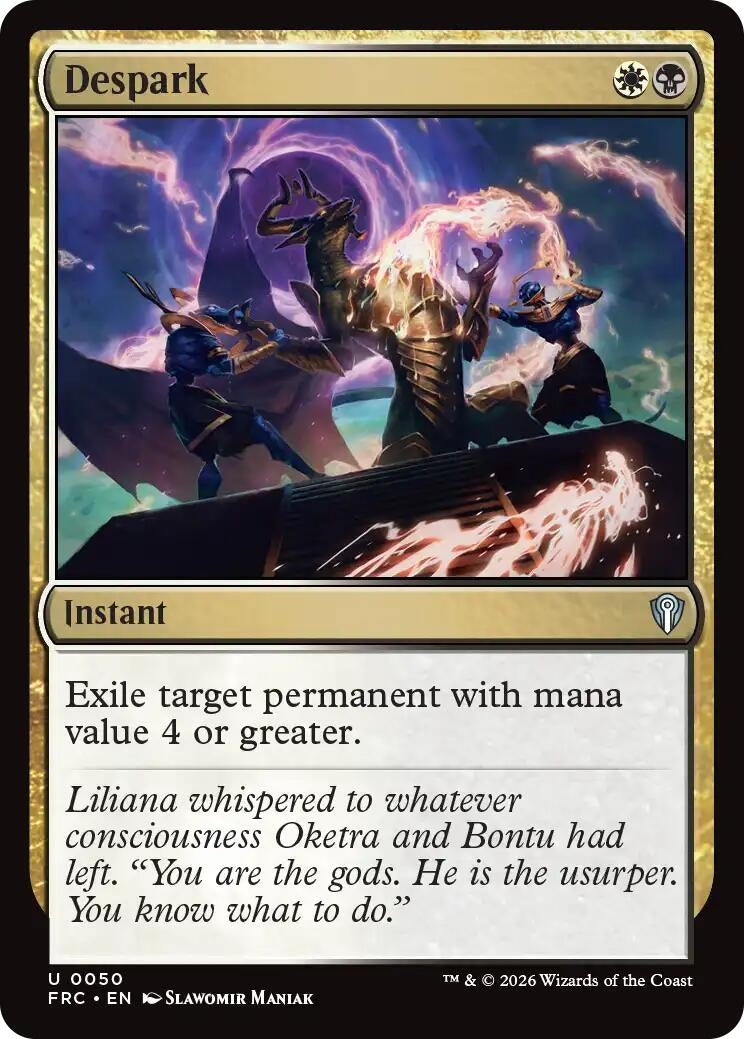Image for Despark (50) (Commander: Reality Fracture) (FRC) - Magic: The Gathering
