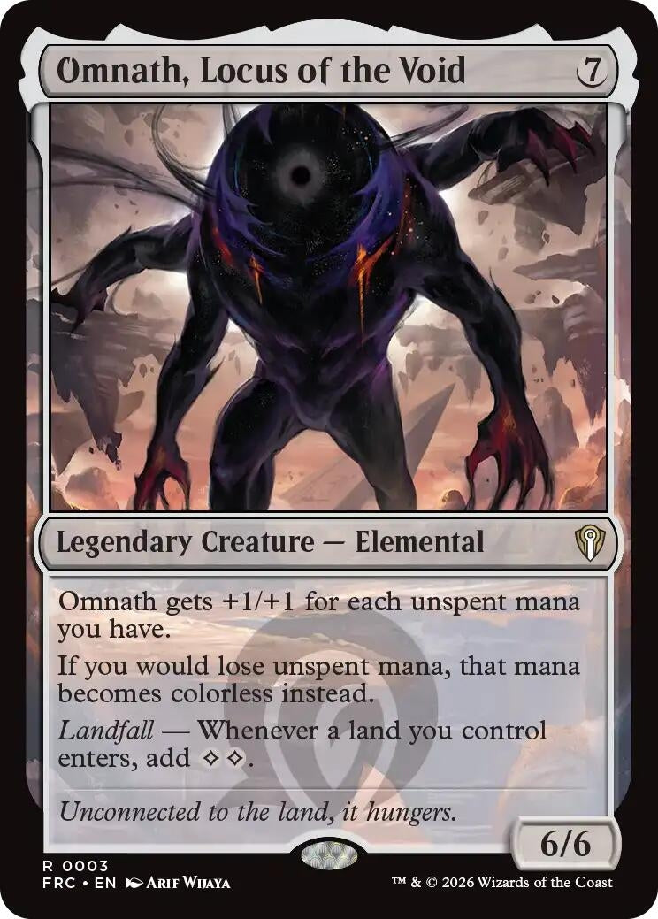 Image for Omnath, Locus of the Void (3) (Commander: Reality Fracture) (FRC) - Magic: The Gathering