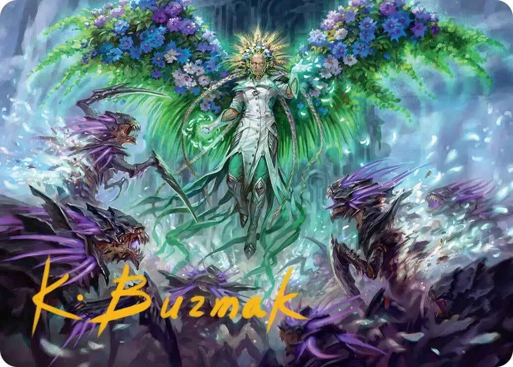Image for Kindred Judgment Art Card (Gold-Stamped Signature) (3) (Art Series: Reality Fracture) (ASFRA) - Magic: The Gathering