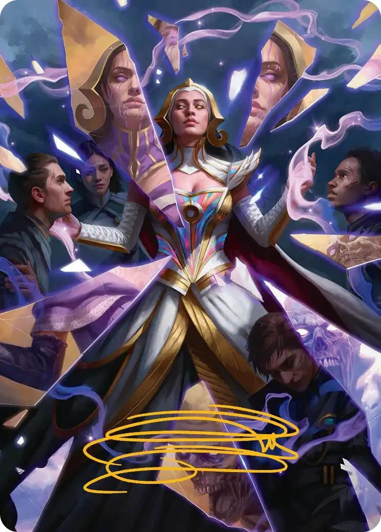 Image for Return to the Light Realms Art Card (5/54) (Gold-Stamped Signature) (5) (Art Series: Reality Fracture) (ASFRA) - Magic: The Gathering