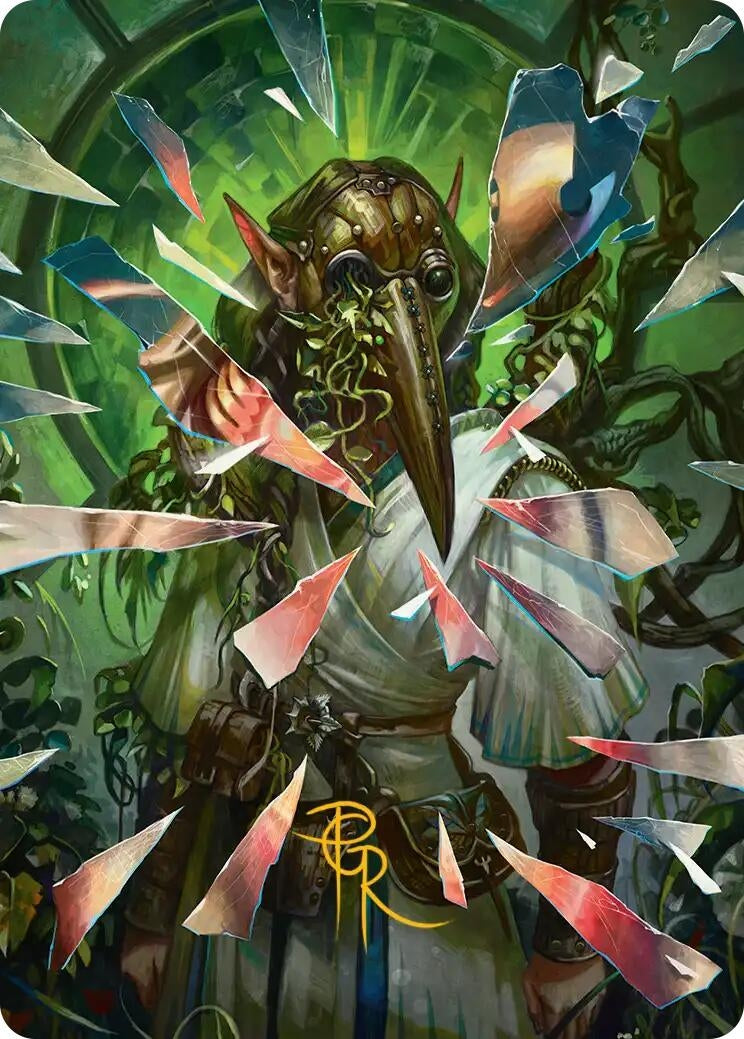 Image for Simulacrum Shaper Art Card (Gold-Stamped Signature) (38) (Art Series: Reality Fracture) (ASFRA) - Magic: The Gathering