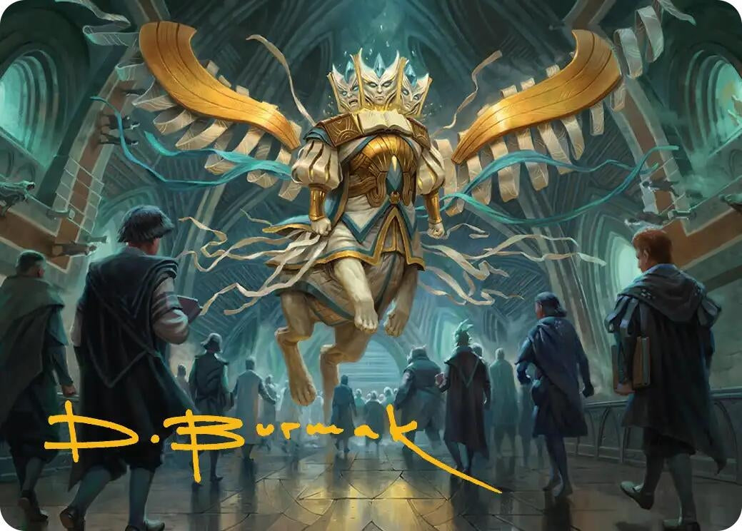 Image for Denzilore Fatehold Art Card (Gold-Stamped Signature) (25) (Art Series: Reality Fracture) (ASFRA) - Magic: The Gathering