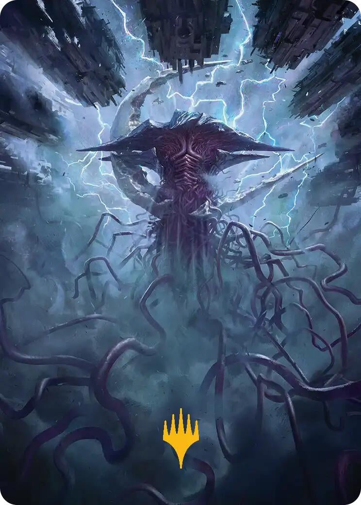 Image for Emrakul, the Exigent Doom Art Card (Gold-Stamped) (1) (Art Series: Reality Fracture) (ASFRA) - Magic: The Gathering
