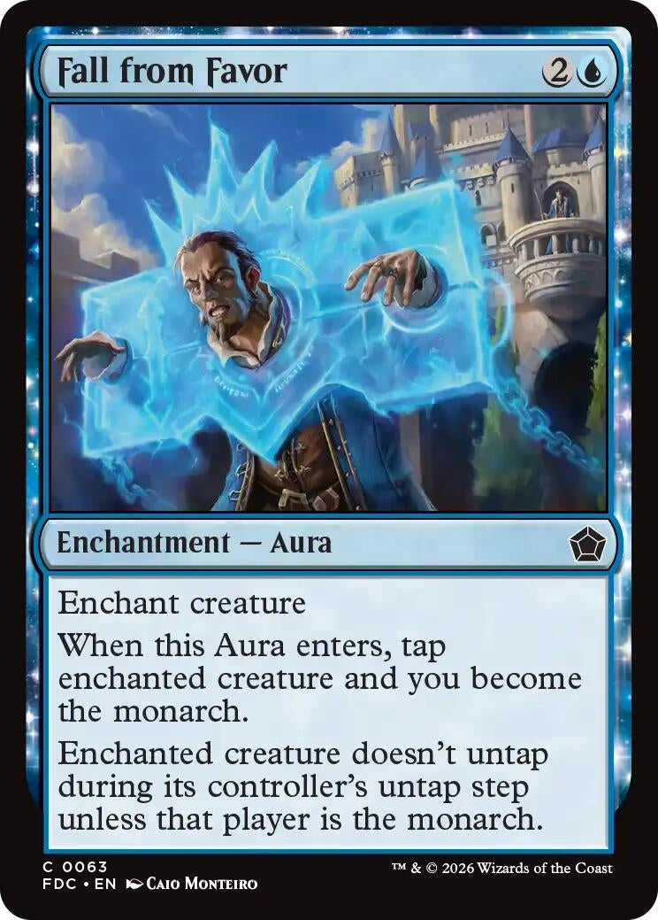 Image for Fall from Favor (63) (Commander: Foundations) (FDC) - Magic: The Gathering