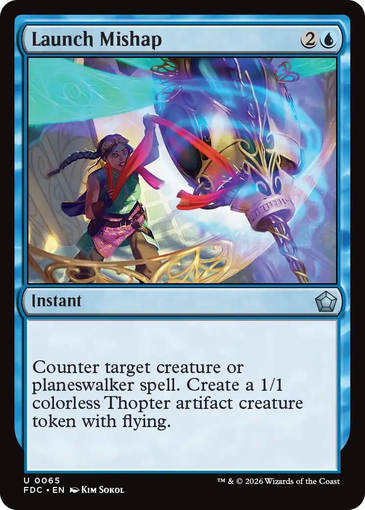 Image for Launch Mishap (65) (Commander: Foundations) (FDC) - Magic: The Gathering