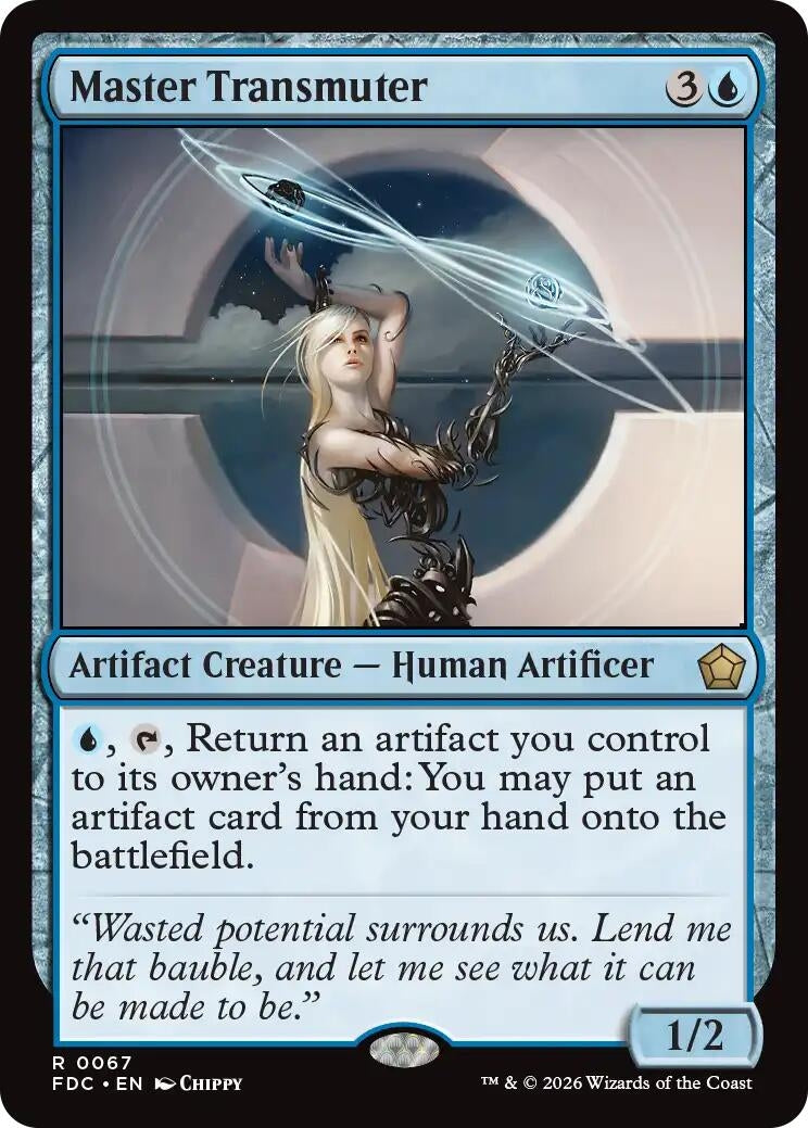 Image for Master Transmuter (67) (Commander: Foundations) (FDC) - Magic: The Gathering