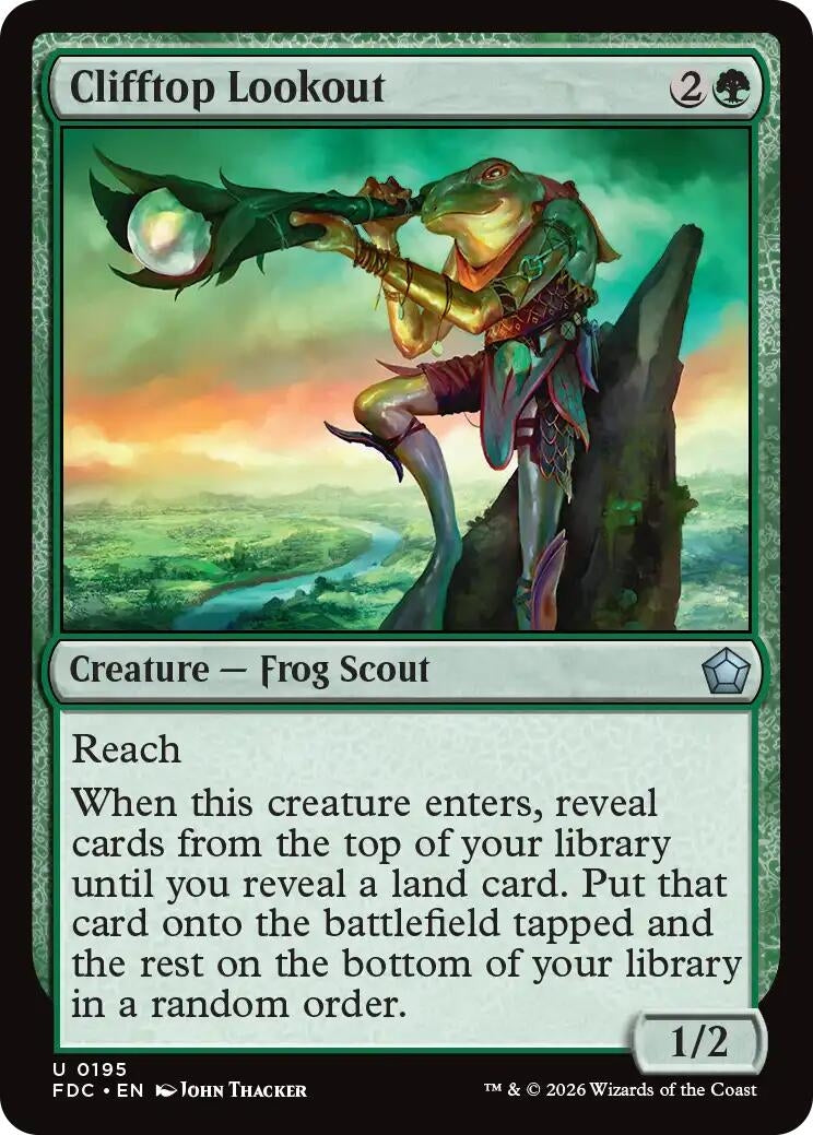 Image for Clifftop Lookout (195) (Commander: Foundations) (FDC) - Magic: The Gathering