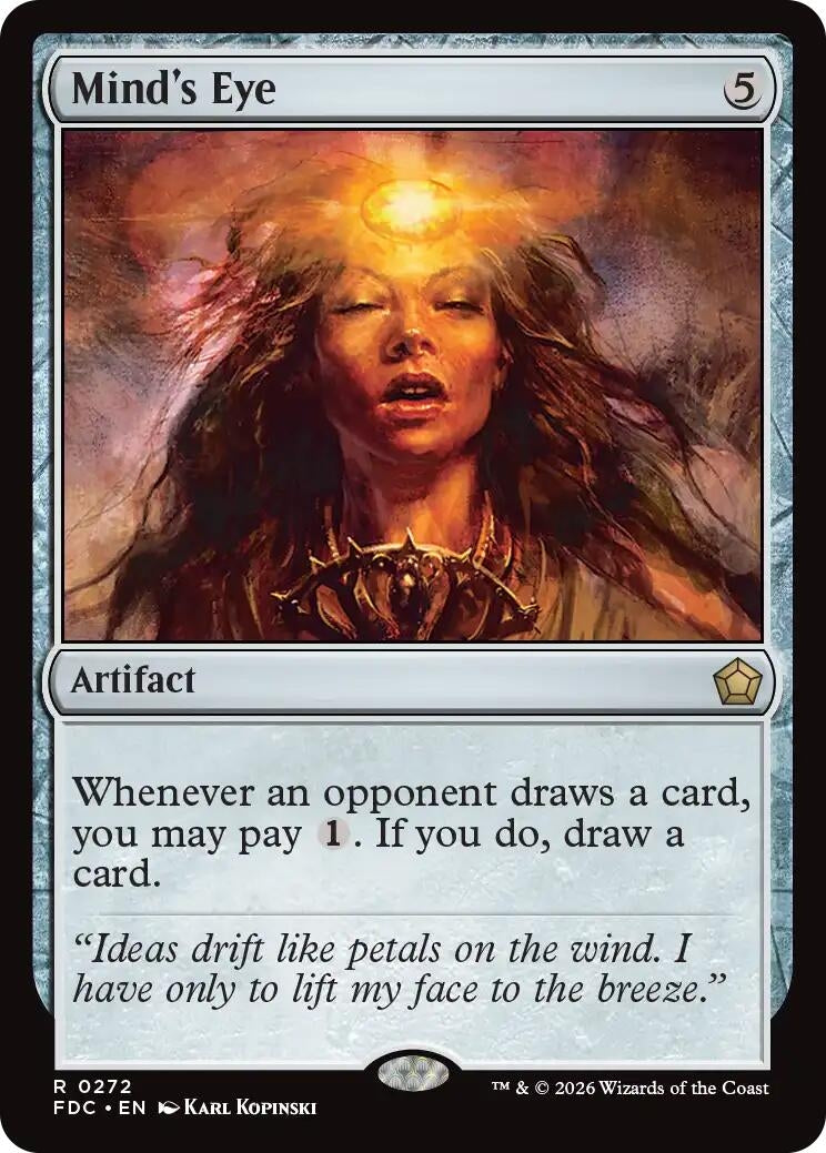 Image for Mind's Eye (272) (Commander: Foundations) (FDC) - Magic: The Gathering