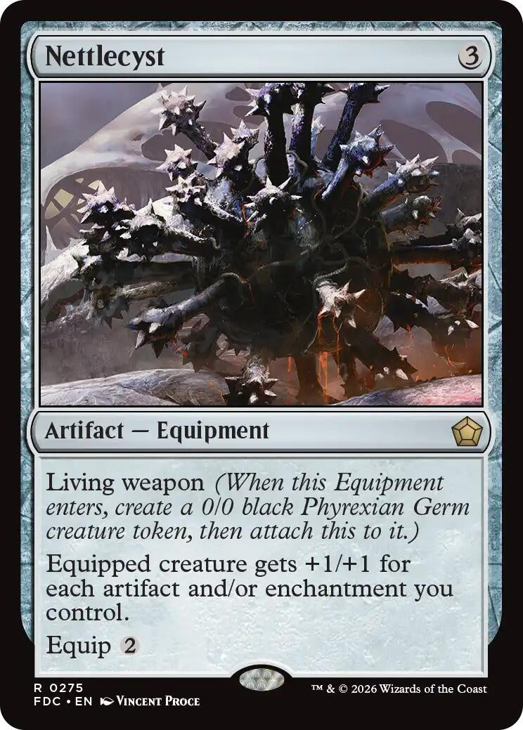 Image for Nettlecyst (275) (Commander: Foundations) (FDC) - Magic: The Gathering