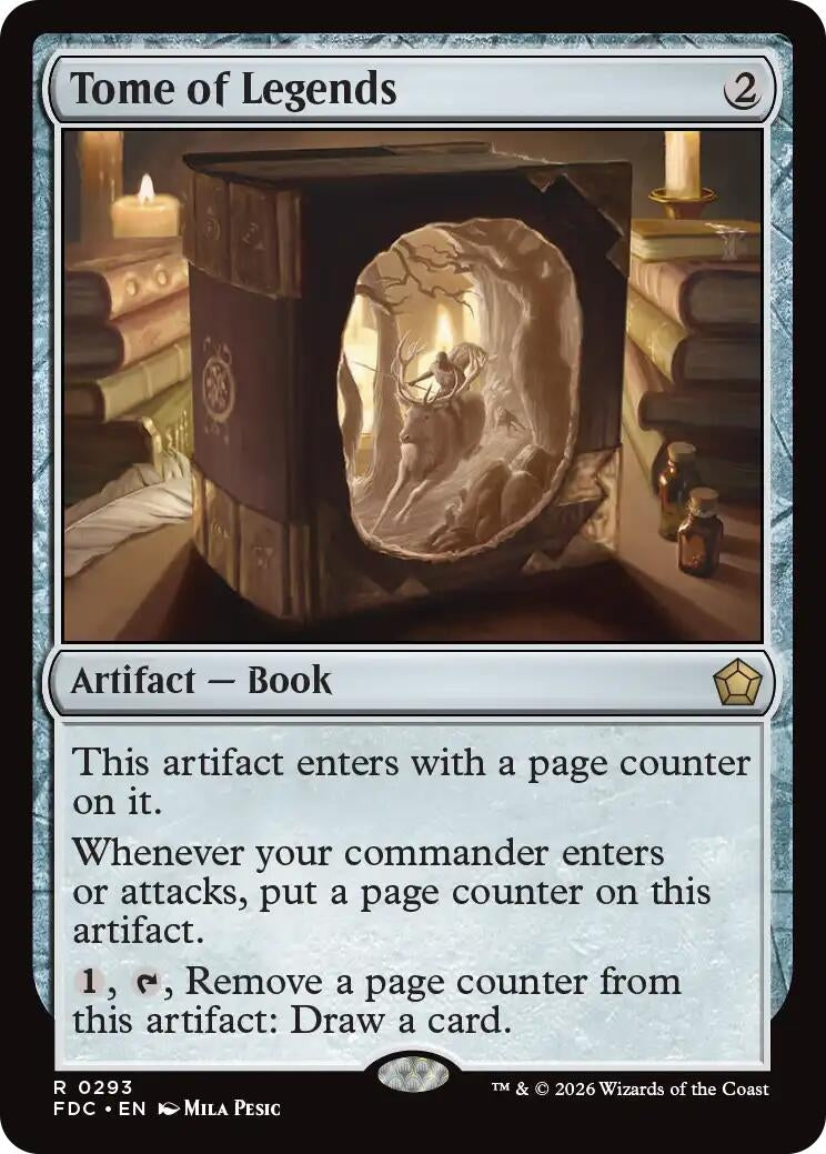 Image for Tome of Legends (293) (Commander: Foundations) (FDC) - Magic: The Gathering