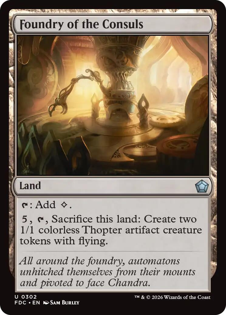 Image for Foundry of the Consuls (302) (Commander: Foundations) (FDC) - Magic: The Gathering