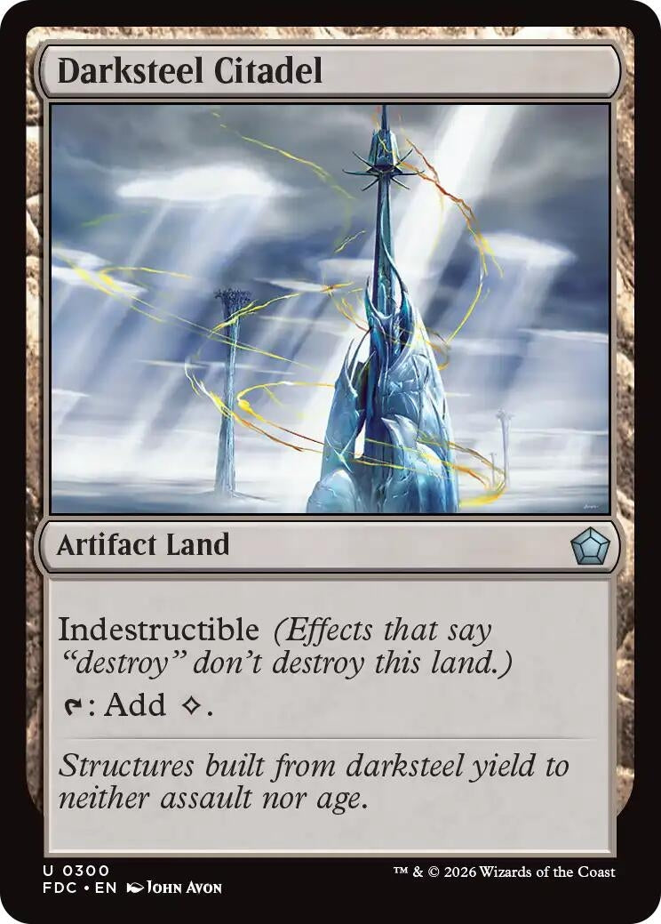 Image for Darksteel Citadel (300) (Commander: Foundations) (FDC) - Magic: The Gathering