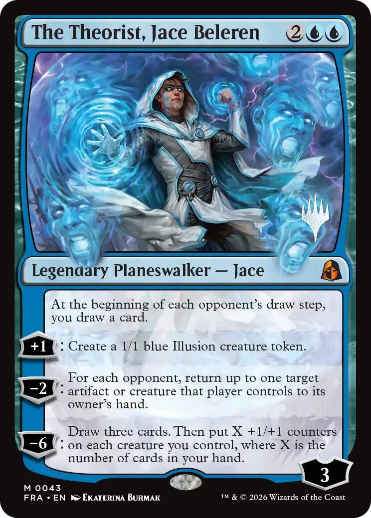 Image for The Theorist, Jace Beleren (43) (Promo Pack: Reality Fracture) (PPFRA) - Magic: The Gathering