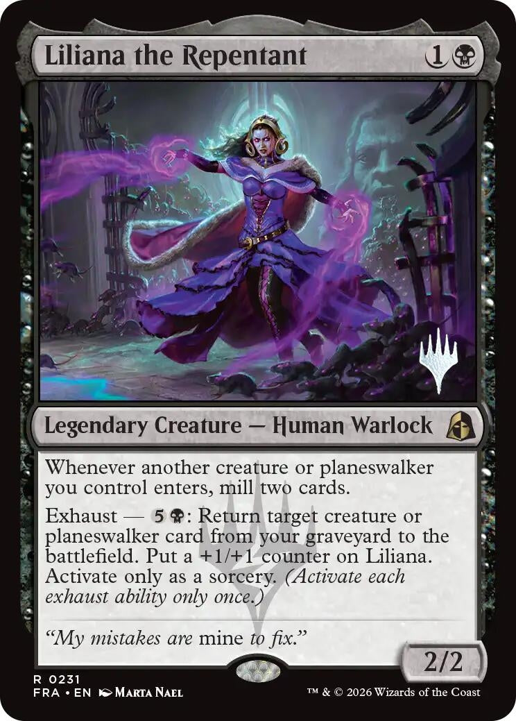 Image for Liliana the Repentant (231) (Promo Pack: Reality Fracture) (PPFRA) - Magic: The Gathering