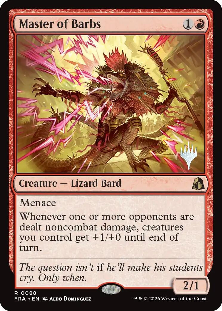 Image for Master of Barbs (88) (Promo Pack: Reality Fracture) (PPFRA) - Magic: The Gathering