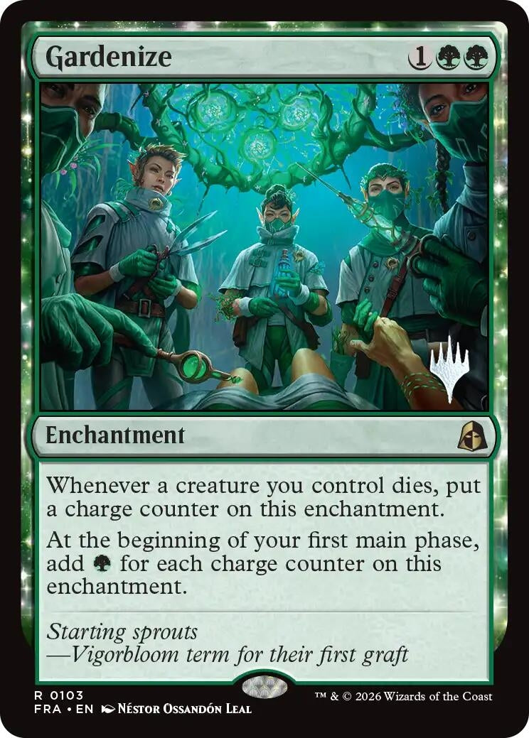 Image for Gardenize (103) (Promo Pack: Reality Fracture) (PPFRA) - Magic: The Gathering