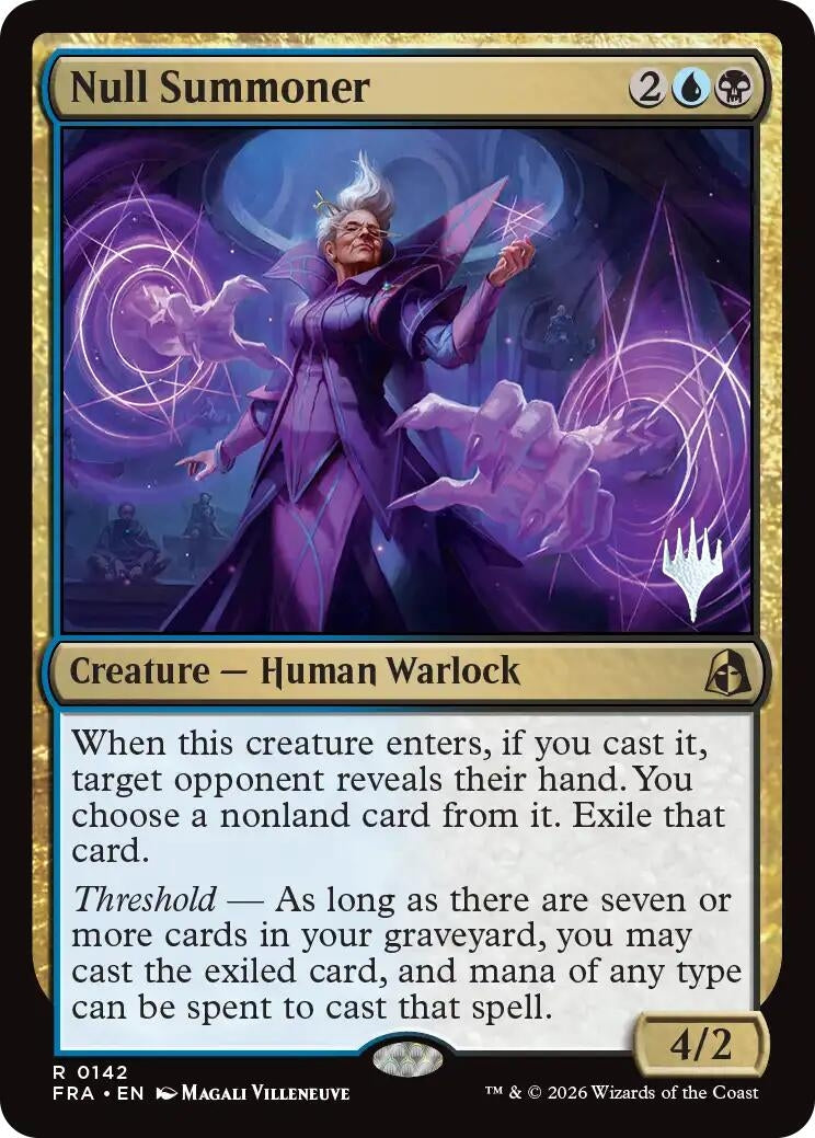 Image for Null Summoner (142) (Promo Pack: Reality Fracture) (PPFRA) - Magic: The Gathering