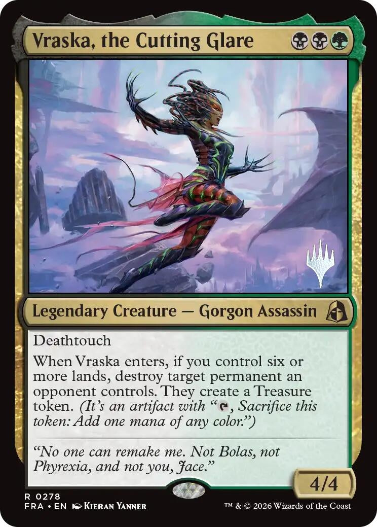 Image for Vraska, the Cutting Glare (278) (Promo Pack: Reality Fracture) (PPFRA) - Magic: The Gathering