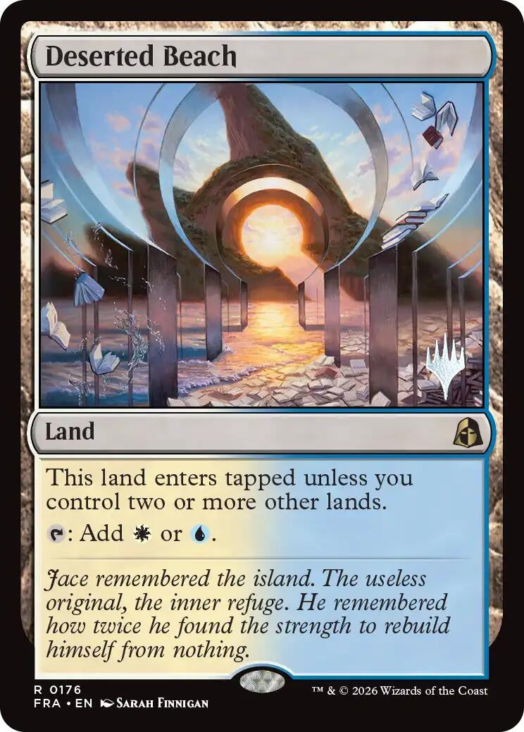Image for Deserted Beach (176) (Promo Pack: Reality Fracture) (PPFRA) - Magic: The Gathering