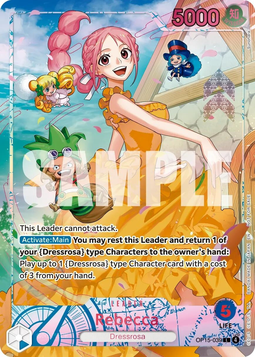 Image for Rebecca (Flame-Flame Fruit Coliseum) (OP15-039) (One Piece Promotion Cards) (OP-PR) - One Piece Card Game