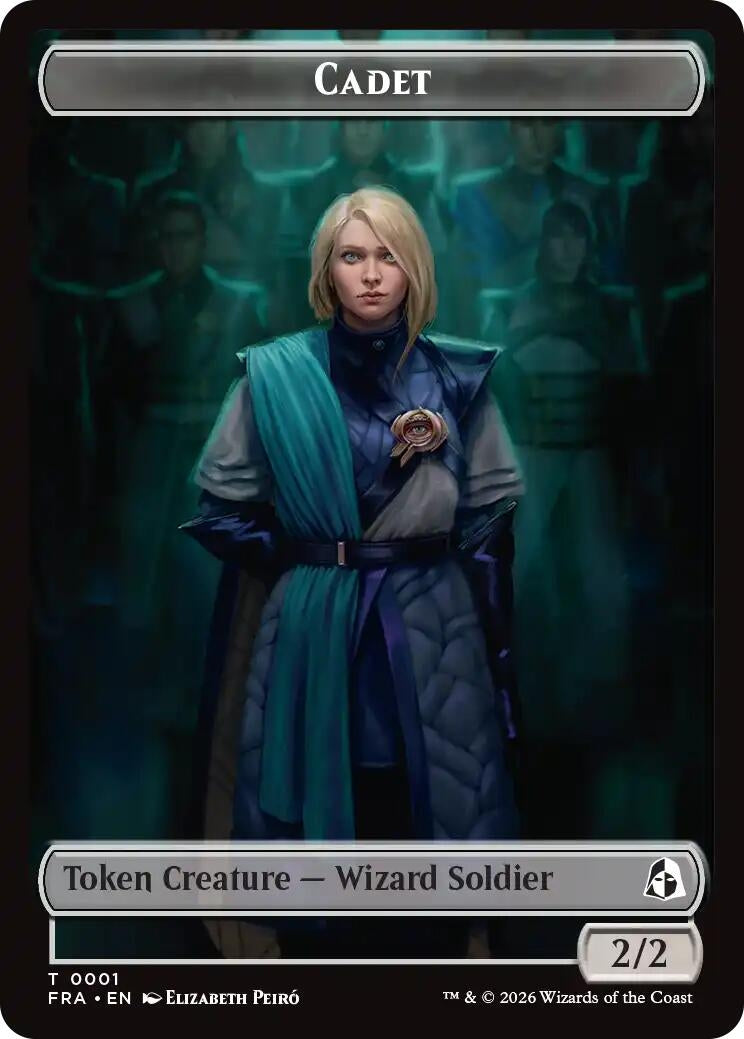 Image for Cadet // Beast Double-Sided Token (1 // 8) (Reality Fracture) (FRA) - Magic: The Gathering