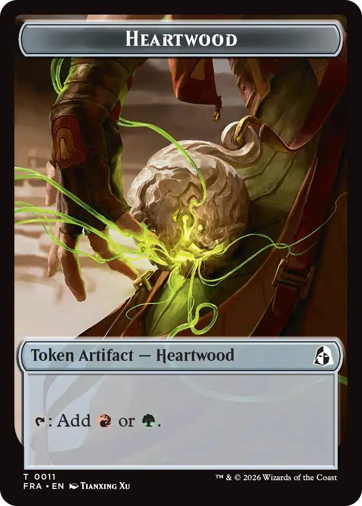 Image for Heartwood // Thopter Double-Sided Token (11 // 14) (Reality Fracture) (FRA) - Magic: The Gathering