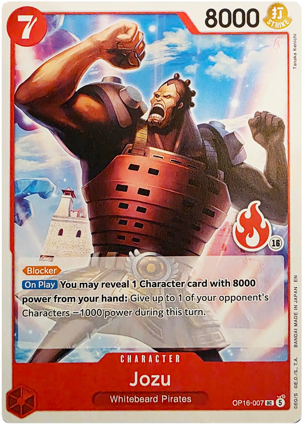 Image for Jozu (Ace Deck) (OP16-007) (Set Sail Deck Set) (SD01) - One Piece Card Game