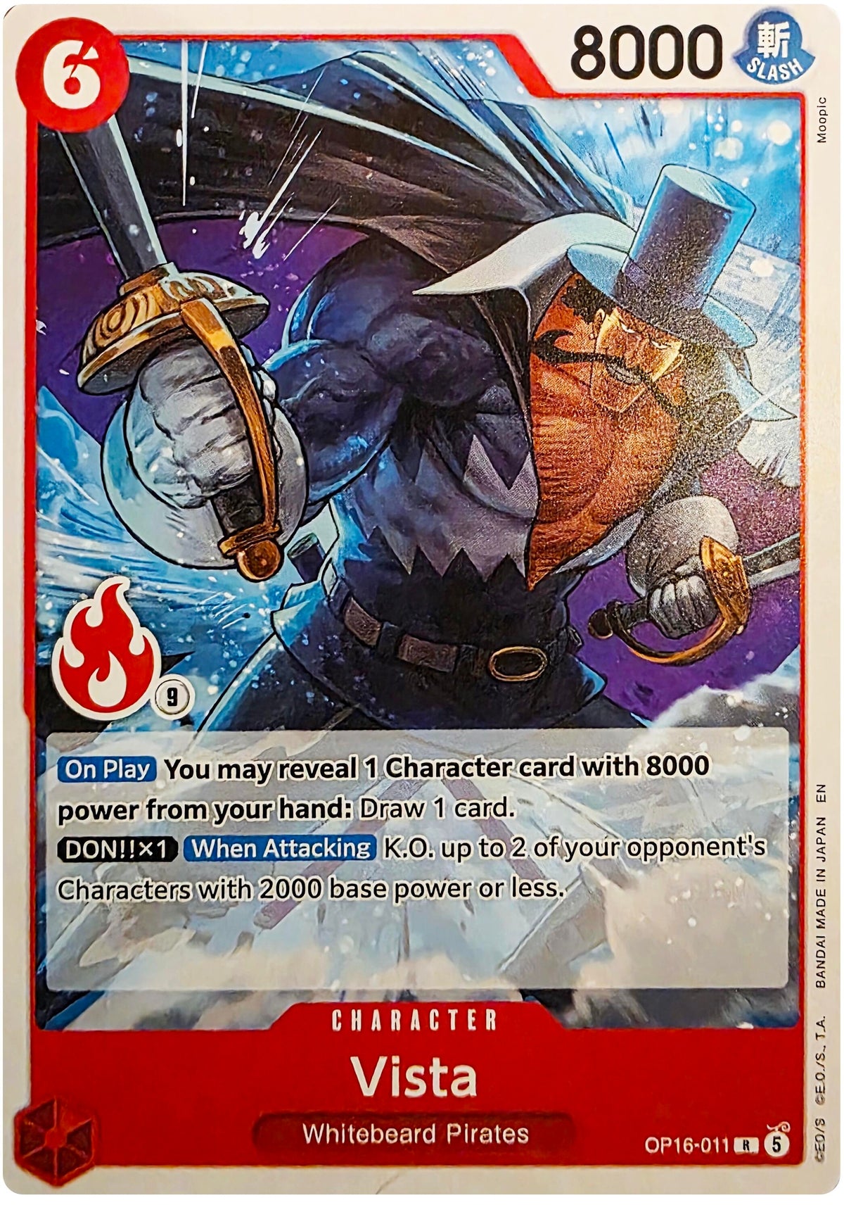 Image for Vista (Ace Deck) (OP16-011) (Set Sail Deck Set) (SD01) - One Piece Card Game