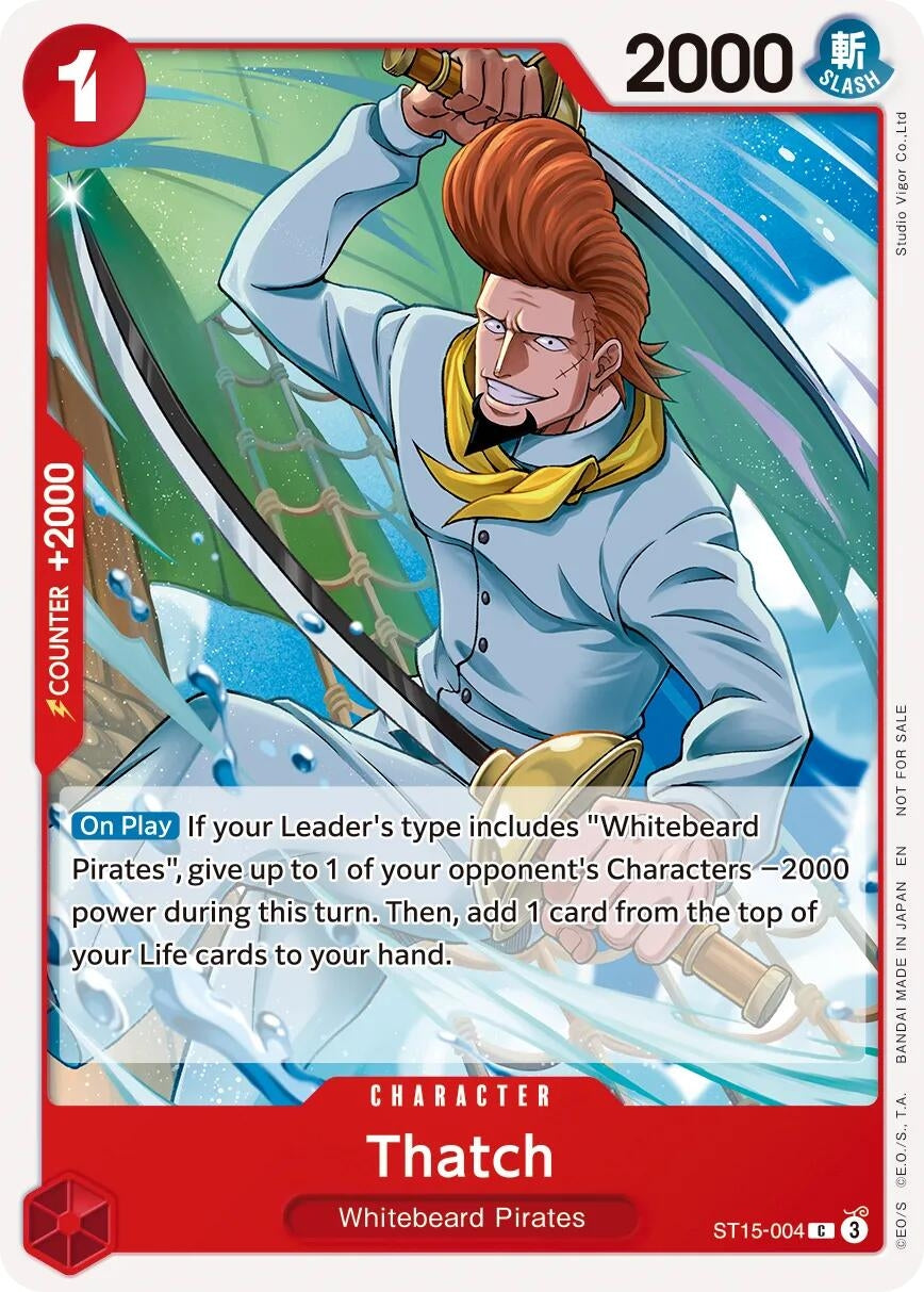 Image for Thatch (Tournament Pack 2026 Vol. 4) (ST15-004) (One Piece Promotion Cards) (OP-PR) - One Piece Card Game