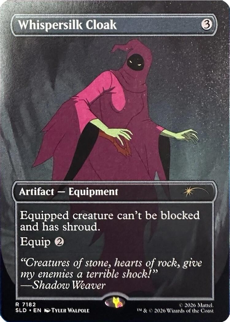 Image for Whispersilk Cloak (7182) (7182) (Secret Lair Drop Series) (SLD) - Magic: The Gathering
