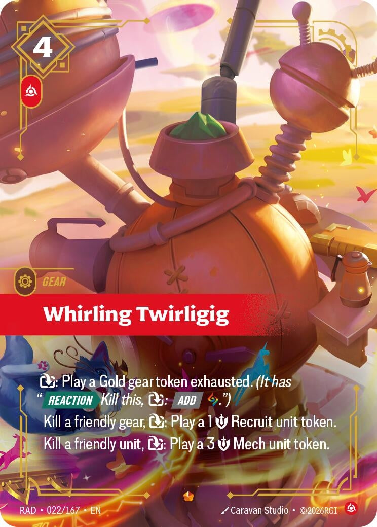 Image for Whirling Twirligig (022/167) (Radiance) (RAD) - Riftbound: League of Legends Trading Card Game