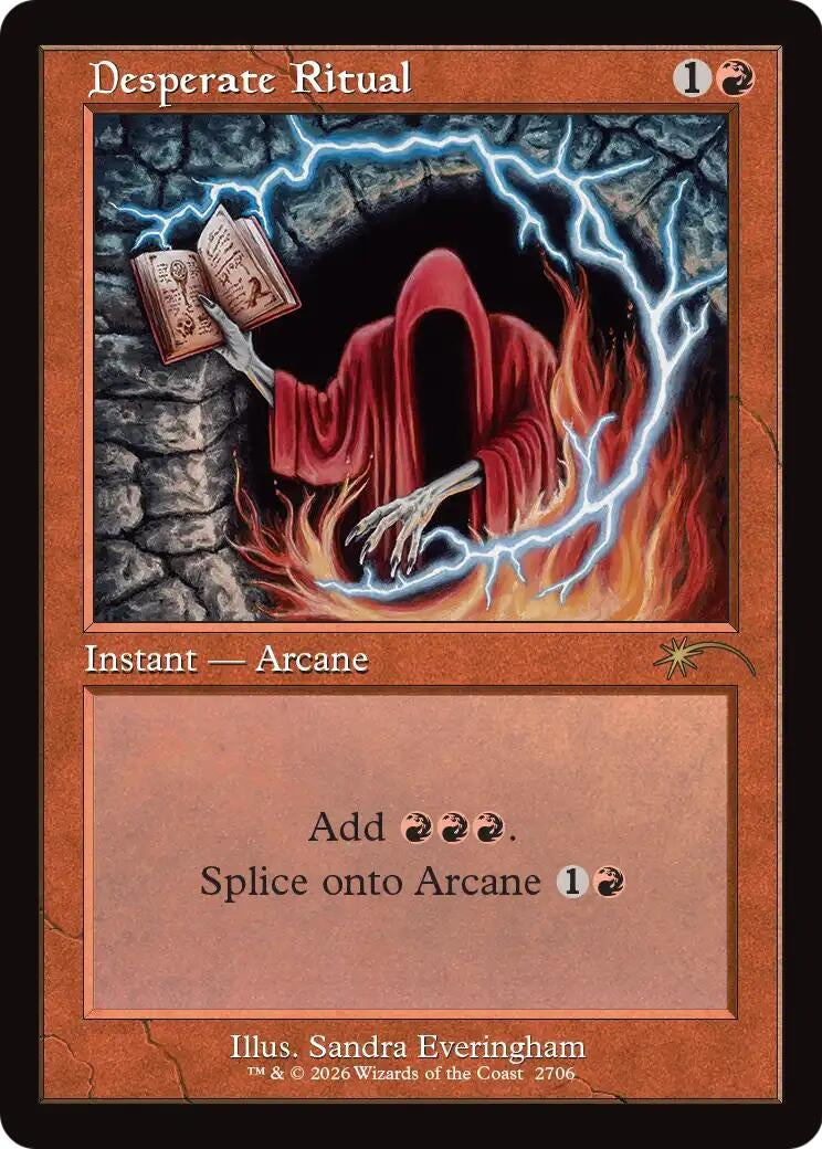 Image for Desperate Ritual (2706) (Retro Frame) (2706) (Secret Lair Drop Series) (SLD) - Magic: The Gathering