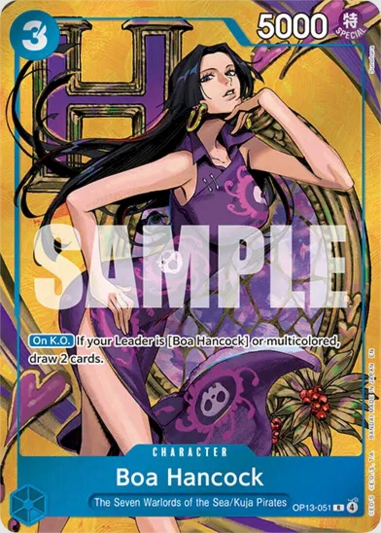 Image for Boa Hancock (OP13-051) (Mini Case Set Vol. 3 Sunohara Artwork) (OP13-051) (One Piece Promotion Cards) (OP-PR) - One Piece Card Game