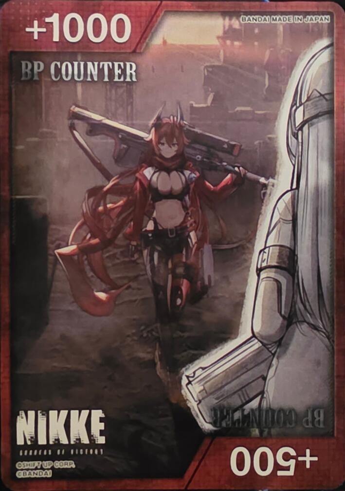 Image for BP Counter (Red) (A) (UP01BT: GODDESS OF VICTORY: NIKKE Precious Booster) (UP01BT) - Union Arena