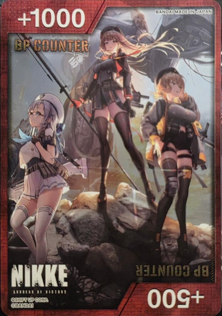 Image for BP Counter (Red) (B) (UP01BT: GODDESS OF VICTORY: NIKKE Precious Booster) (UP01BT) - Union Arena