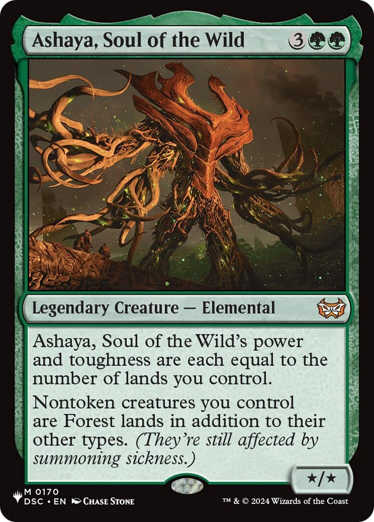 Image for Ashaya, Soul of the Wild (170) (The List Reprints) (LIST) - Magic: The Gathering
