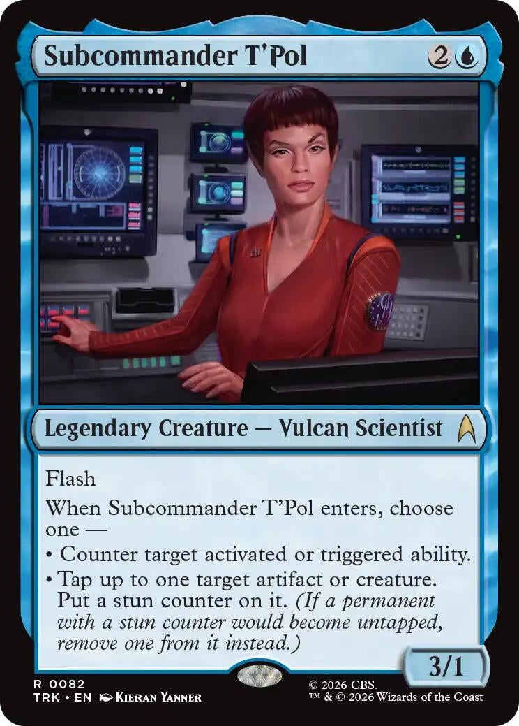 Image for Subcommander T'Pol (82) (Star Trek) (TRK) - Magic: The Gathering