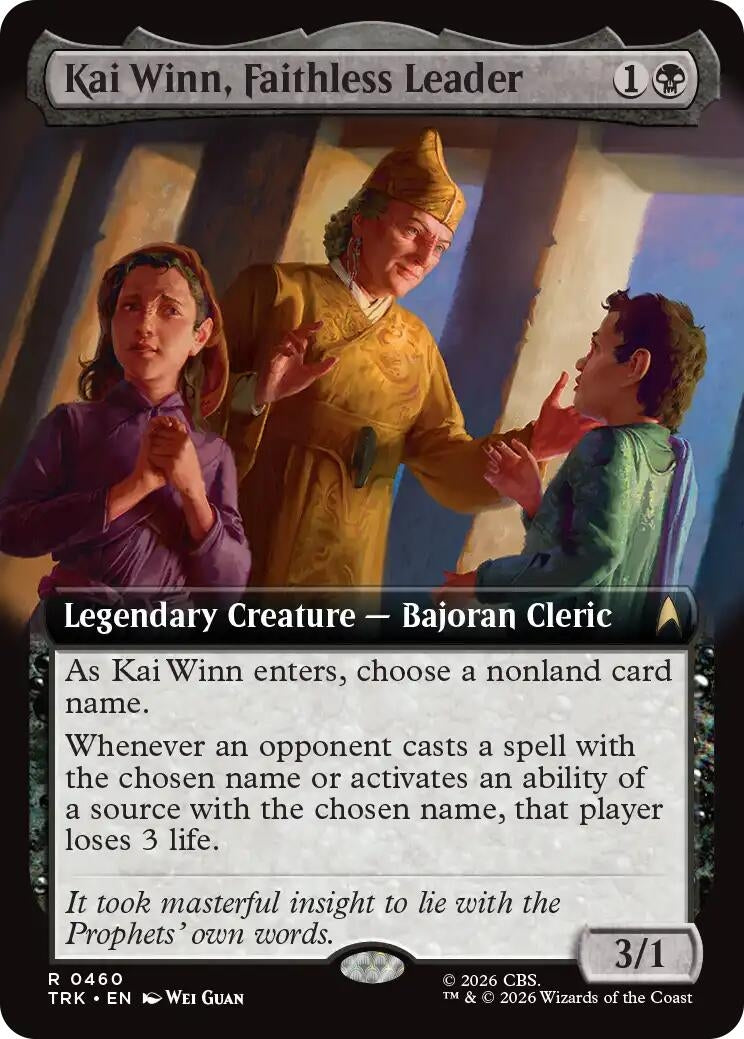 Image for Kai Winn, Faithless Leader (Extended Art) (460) (Star Trek) (TRK) - Magic: The Gathering