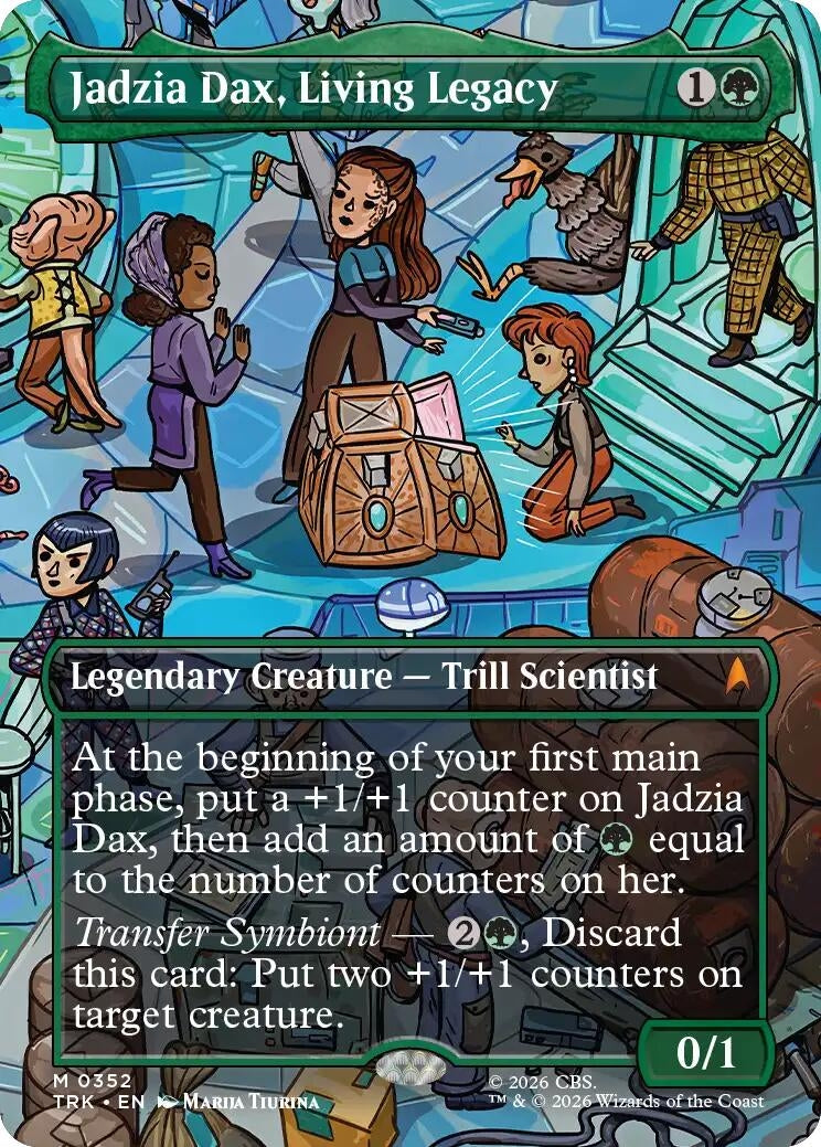 Image for Jadzia Dax, Living Legacy (Borderless) (352) (Star Trek) (TRK) - Magic: The Gathering