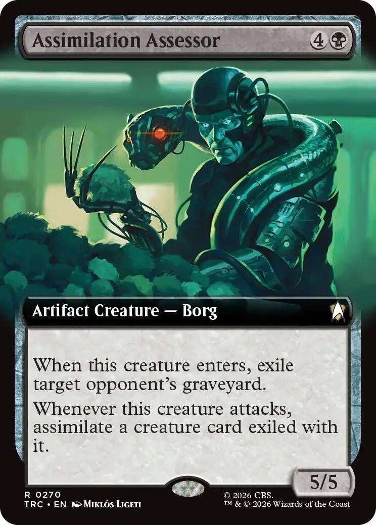 Image for Assimilation Assessor (Extended Art) (270) (Commander: Star Trek) (TRC) - Magic: The Gathering