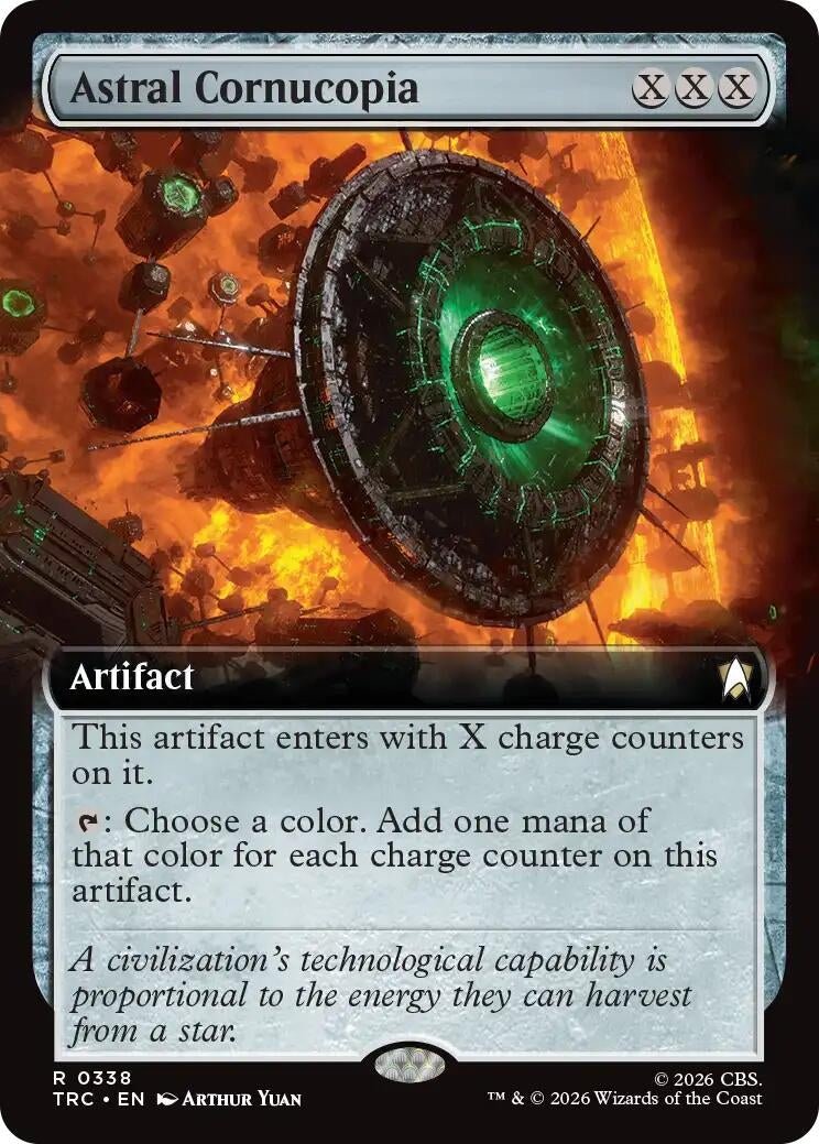 Image for Astral Cornucopia (Extended Art) (338) (Commander: Star Trek) (TRC) - Magic: The Gathering