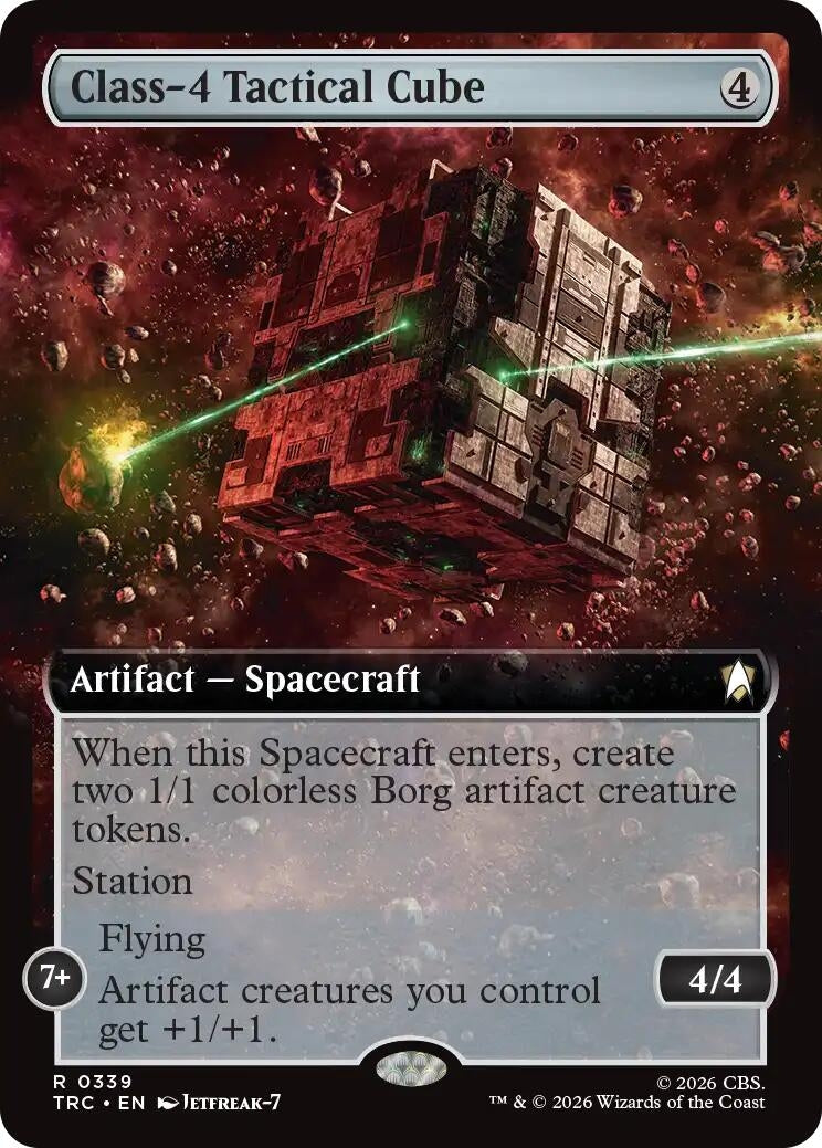Image for Class-4 Tactical Cube (Extended Art) (339) (Commander: Star Trek) (TRC) - Magic: The Gathering